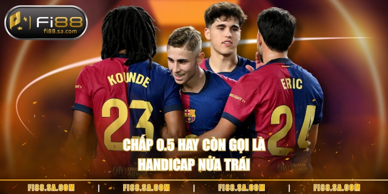 Chấp 0.5 hay còn gọi là handicap nửa trái