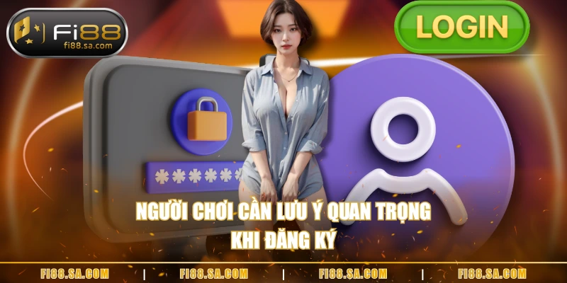 Người chơi cần lưu ý quan trọng khi đăng ký