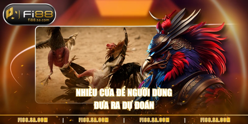 Nhiều cửa để người dùng đưa ra dự đoán